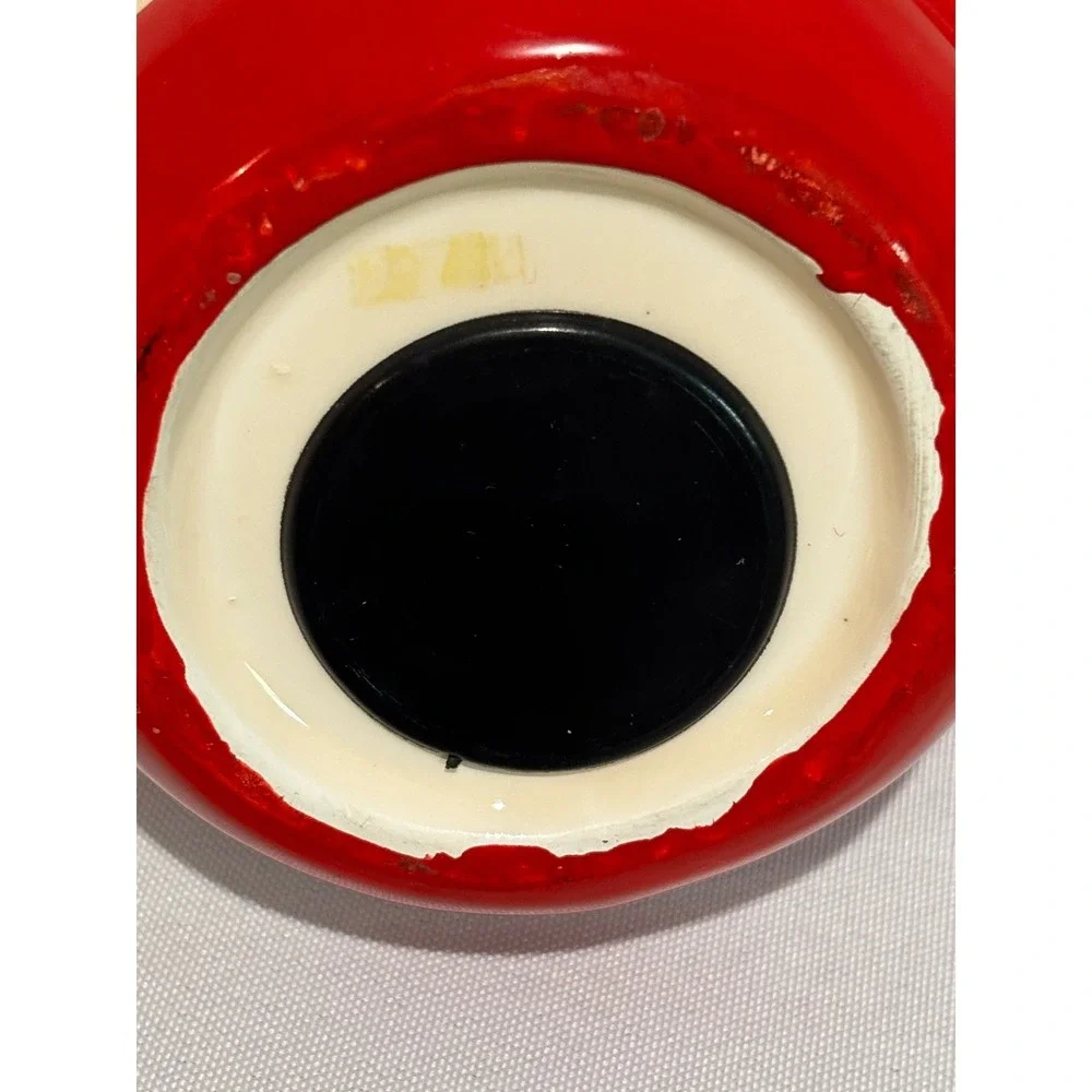 Vintage Ceramic Santa Claus Coin Penny Bank Christmas Teddy Festive Holiday cute